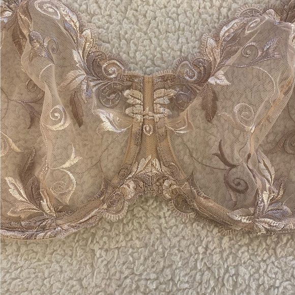 SOMA • Sensuous Bra • Underwire • Lace • Unlined Bra • Cream • Size 38F • NWOT - Picture 3 of 13